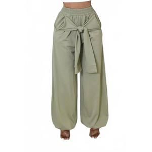 NEW LITTLE SECRET OF MINE women's high waisted pants in olive